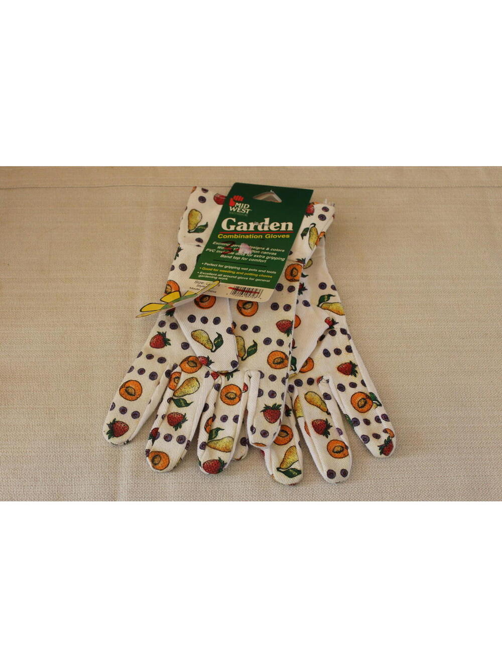 NEW MidWest Garden Gloves - Ladies - Style 572 - Fruit Print
